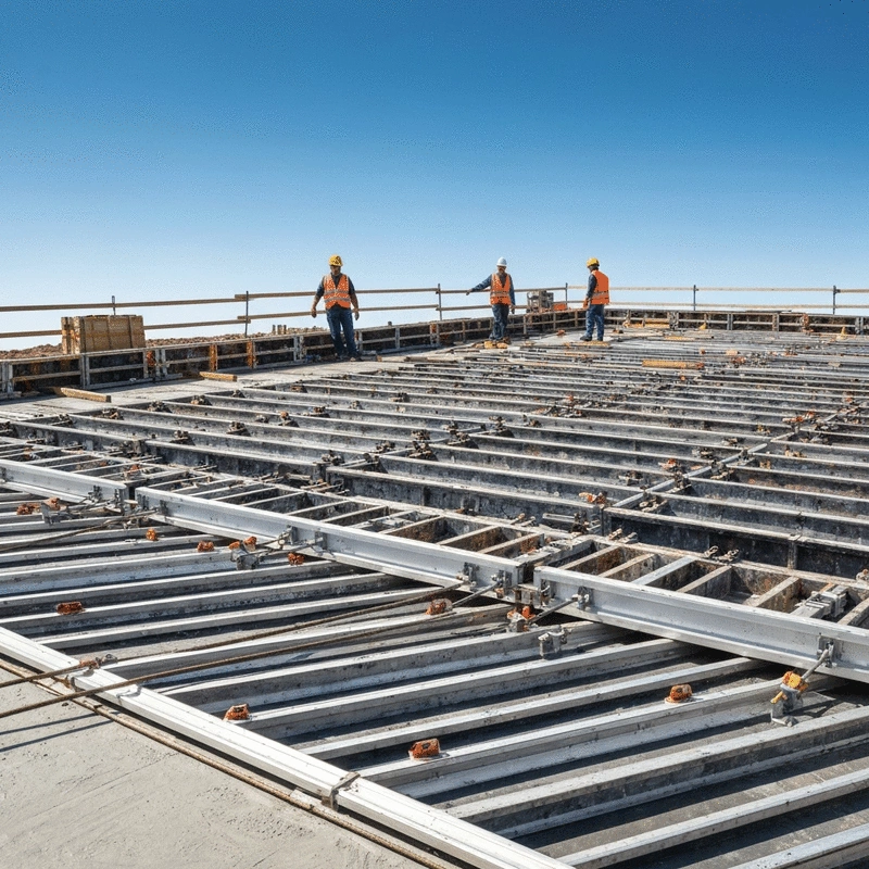 Optimizing Formwork Layouts for Faster Slab Construction with Aluminum Systems