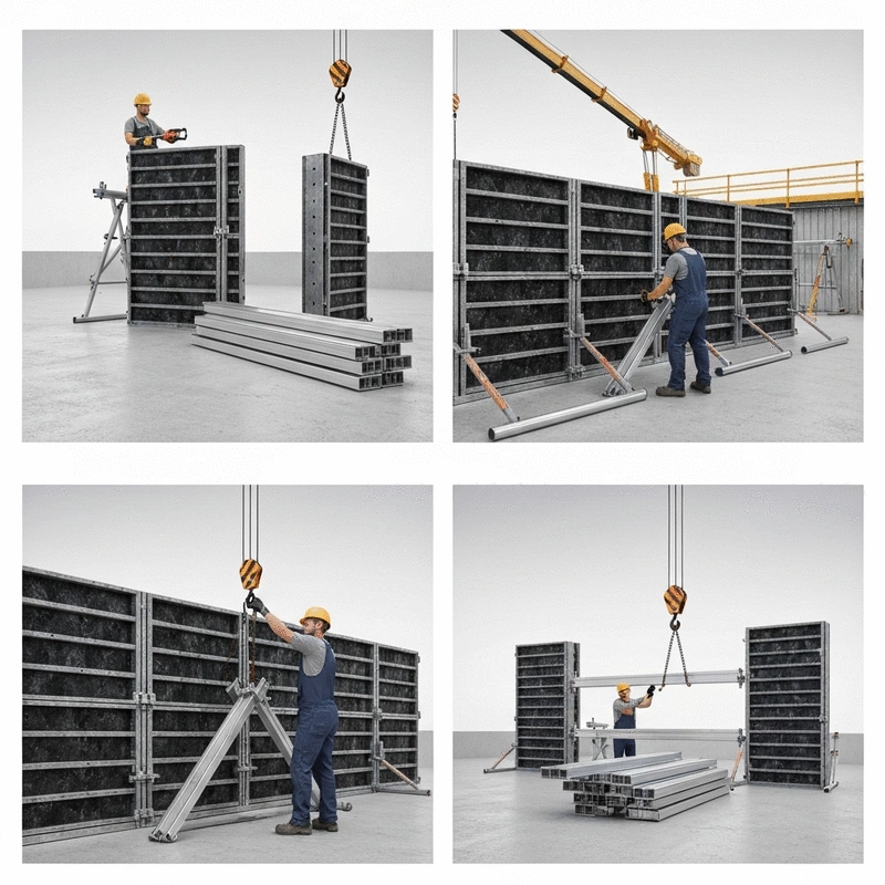 Minimizing Labor Costs with Efficient Aluminum Formwork Assembly and Dismantling
