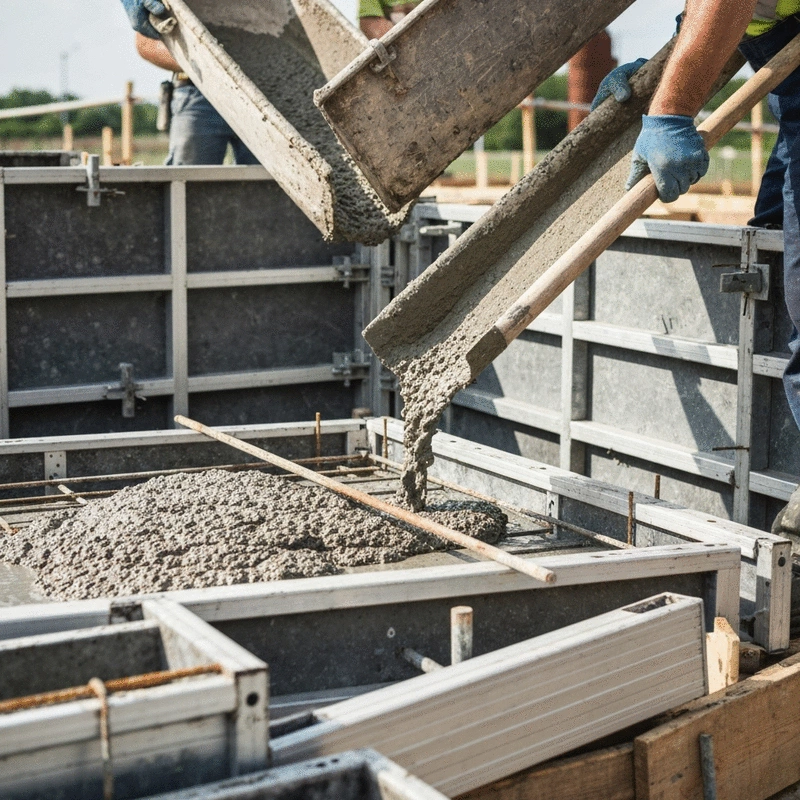 Precision Engineering in Concrete Pouring
