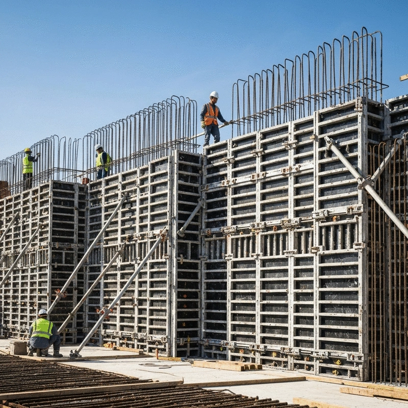9. Enhancing Safety and Efficiency on Site: Aluminum Formwork in Large Infrastructure Projects