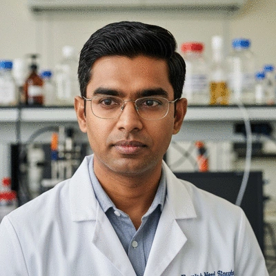 Engineer inspecting aluminum slab support system on construction site