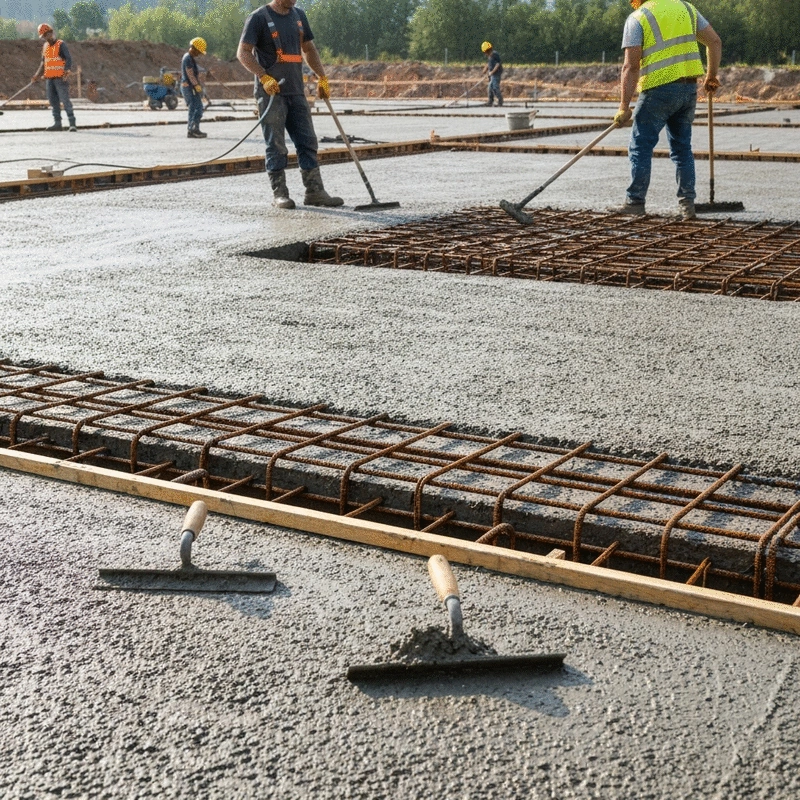reinforced concrete slab