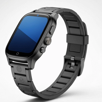 Close-up of a smartwatch displaying fitness metrics on a runner's wrist