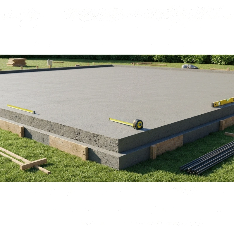 concrete slab foundation