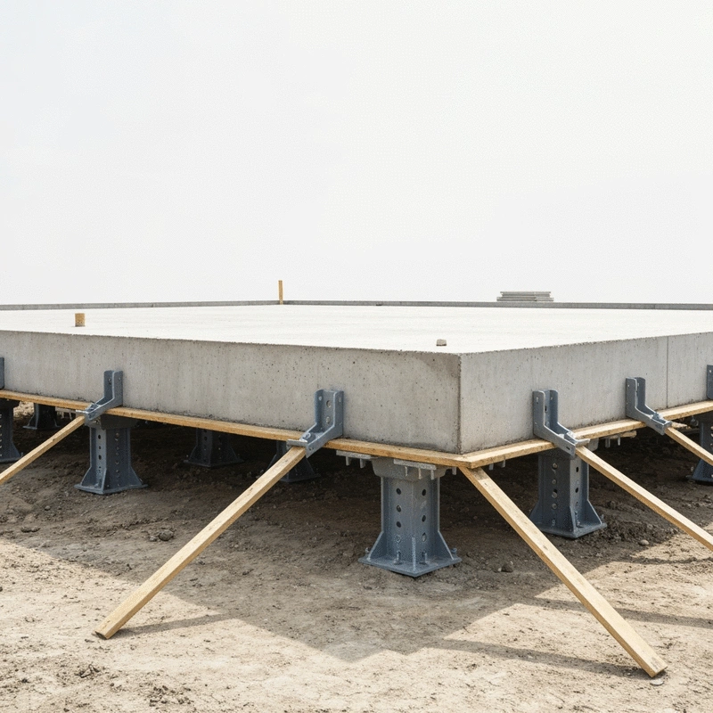 best support for concrete slab