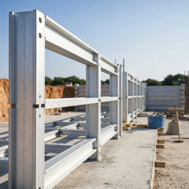 Load Distribution Analysis in Aluminum Post-and-Beam Formwork