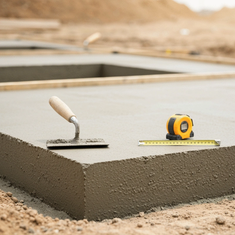 concrete slab foundation support