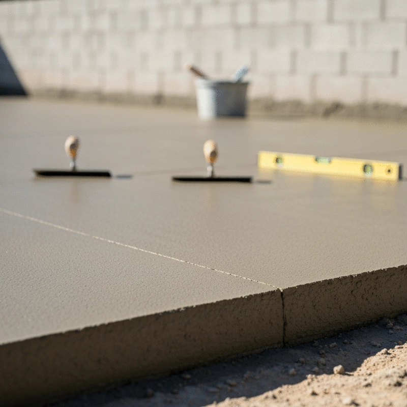 concrete slab support