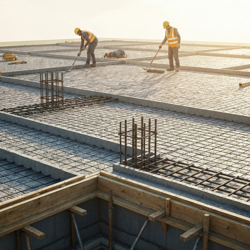 two way concrete slab