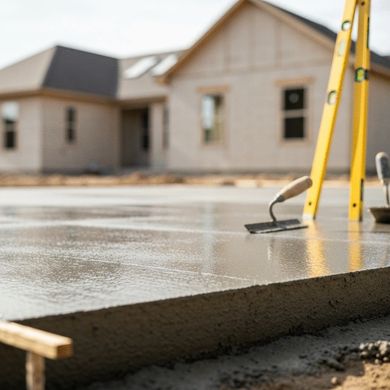 concrete slab installation