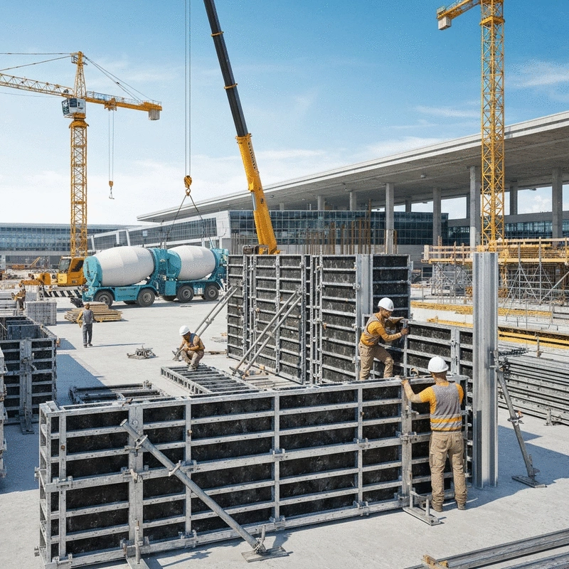 7. Aluminum Formwork in Airport Construction: Case Studies and Best Practices