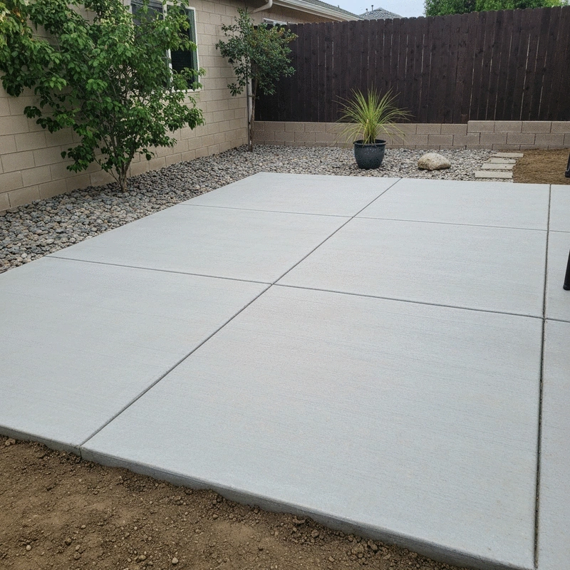 concrete patio slab