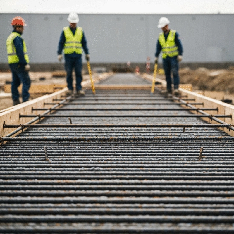 reinforced industrial slab