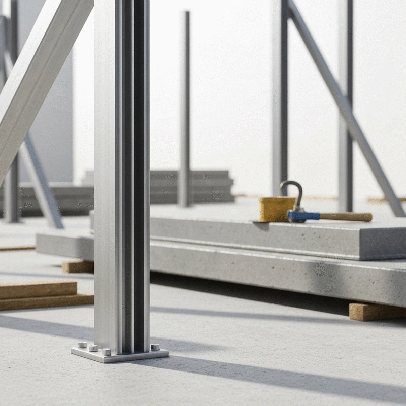 Optimizing Load-Bearing Capacity in Aluminum Post-and-Beam Slab Supports