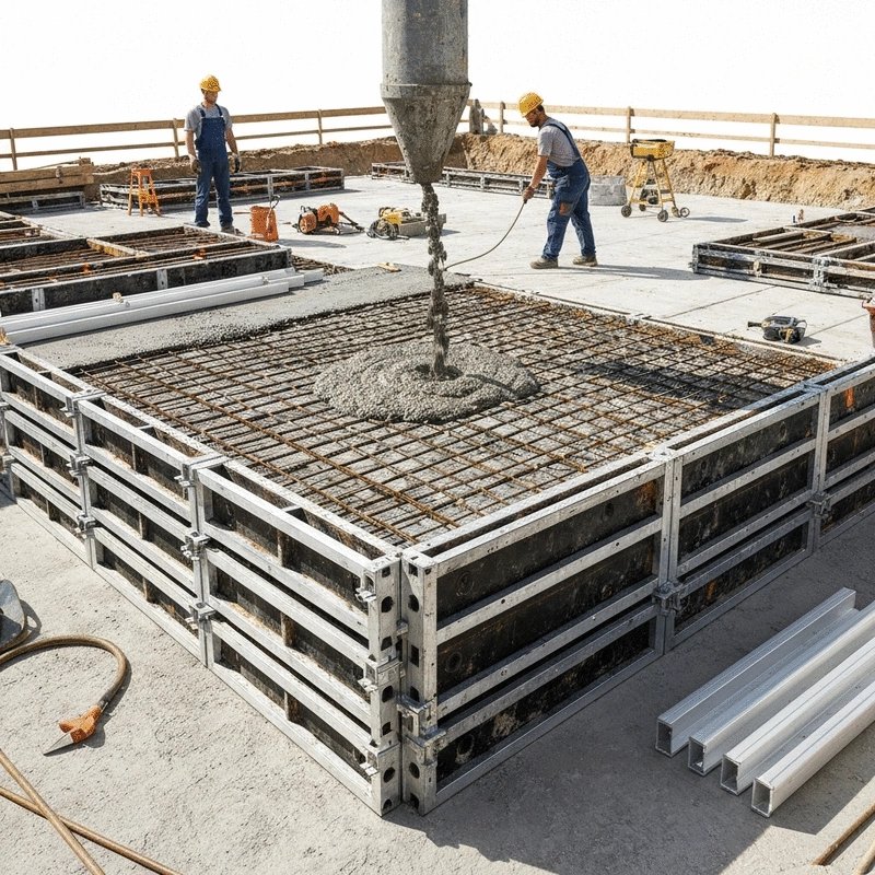 Step-by-Step Guide to Designing Load-Bearing Aluminum Formwork for Concrete Slabs