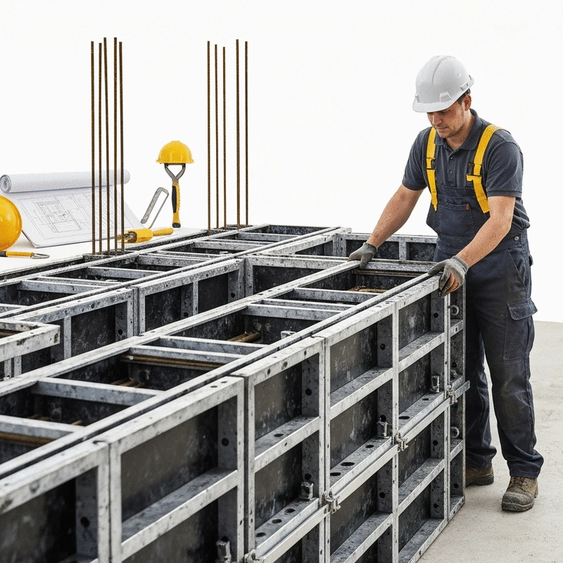 4. Improving Construction Precision: Aluminum Formwork Case Study at Great Bay University