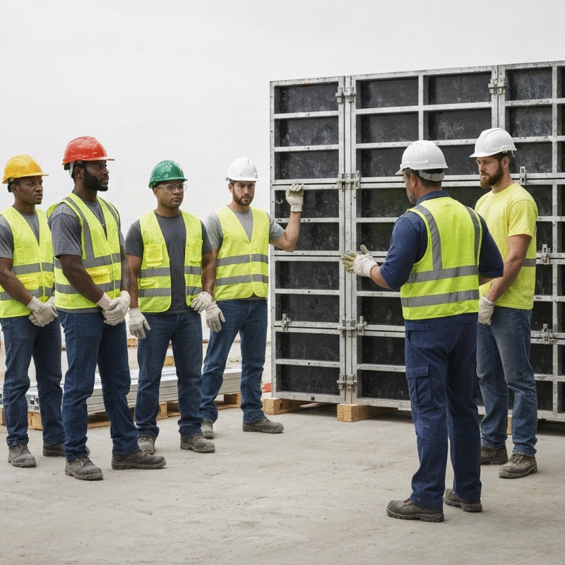 Safe Handling of Aluminum Formwork