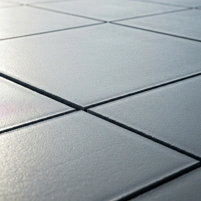 Detailed close-up of control joints in a finished concrete slab